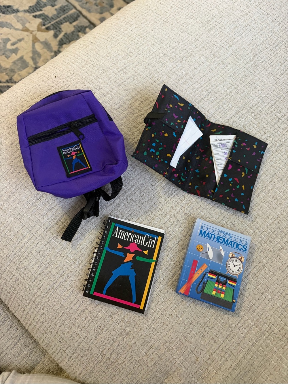 Vintage! 1990’s American Girl of Today School Supply Set